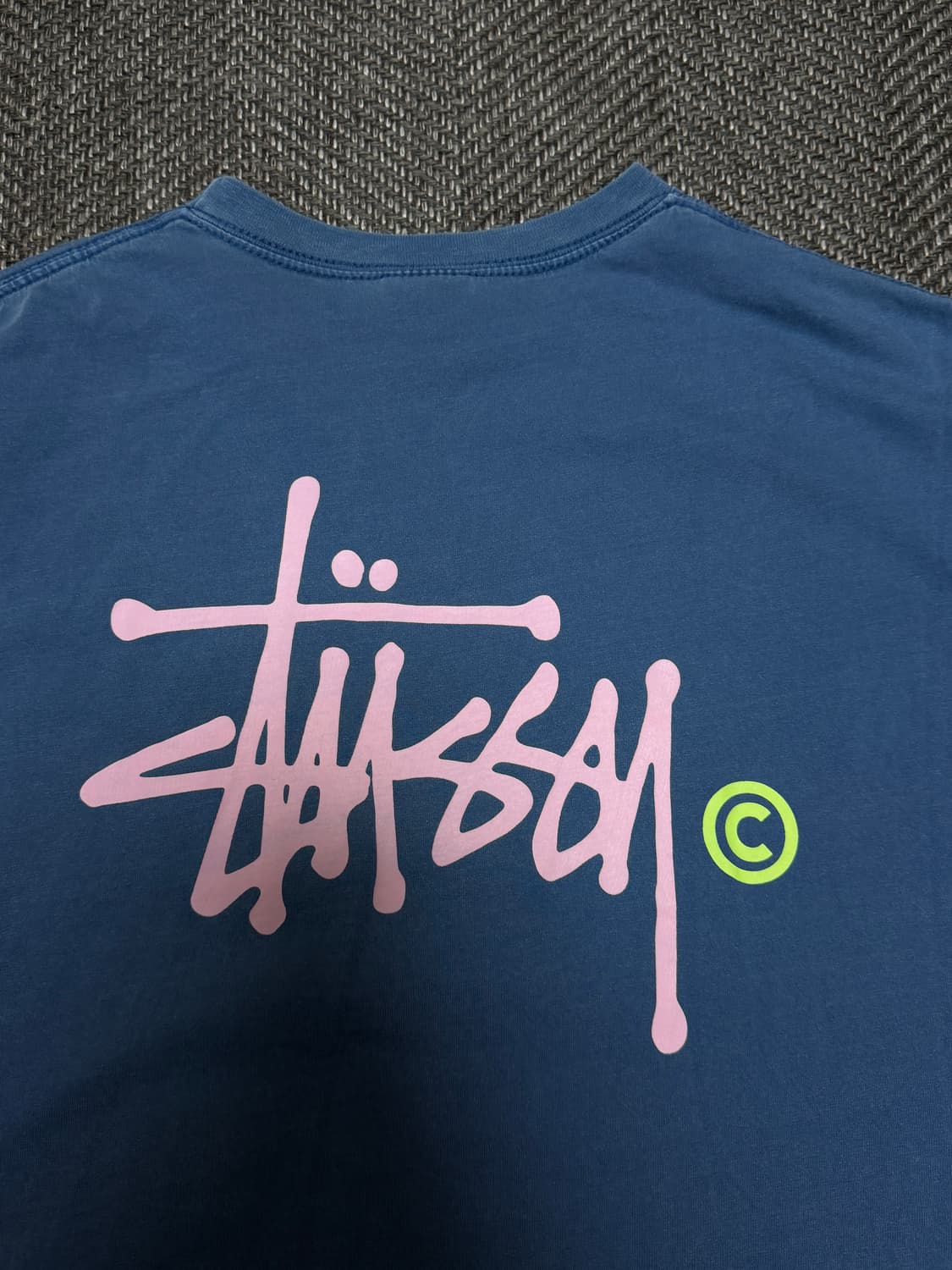 스투시 티셔츠 블루 상품이미지3