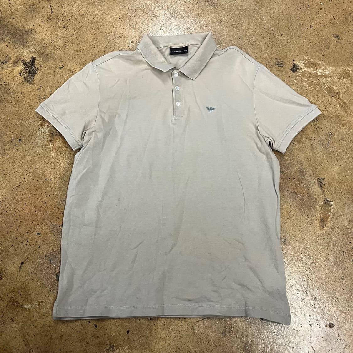 [정품/M] 엠포리오 아르마니 베이지 반팔 폴로티 b8 상품이미지2