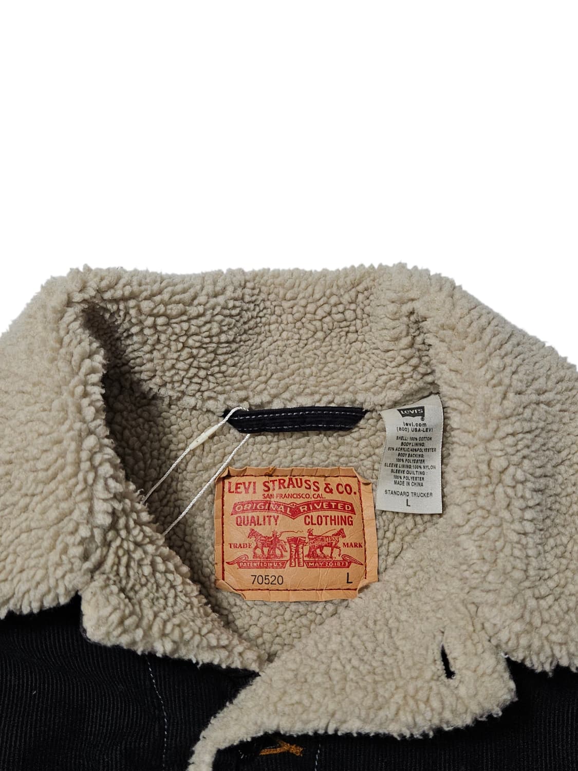 2000's 리바이스 코듀로이 쉐르파 자켓 L 상품이미지4