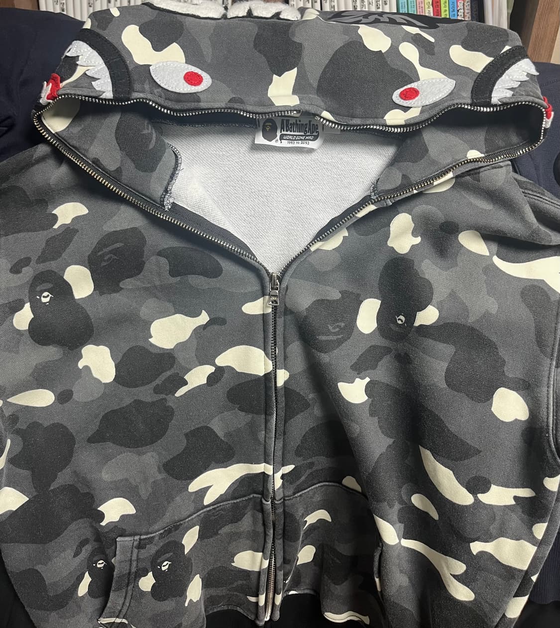 베이프 후드집업 L 상품이미지1