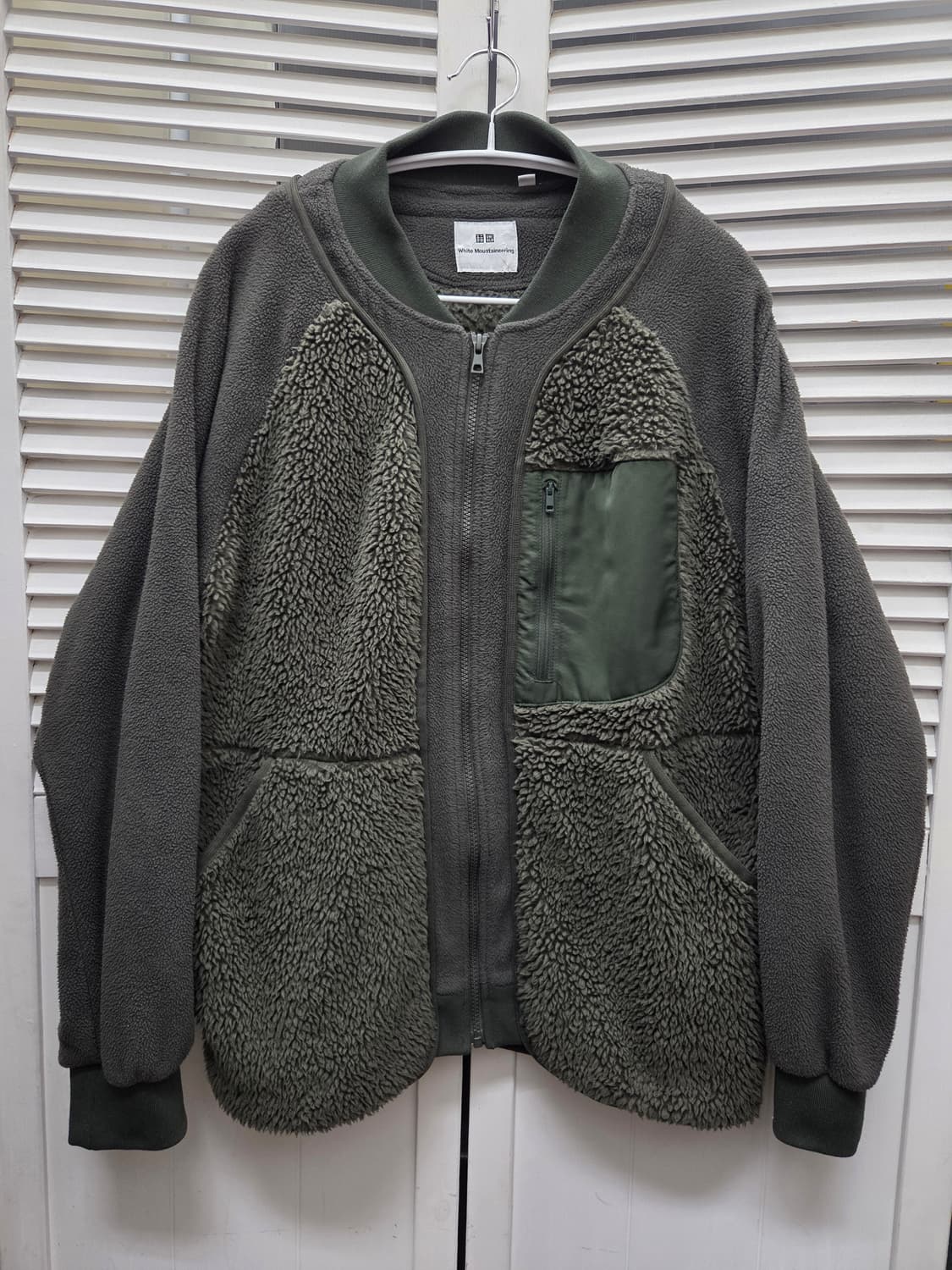 유니글로 화이트마운티니어링 플리스 자켓 상품이미지1