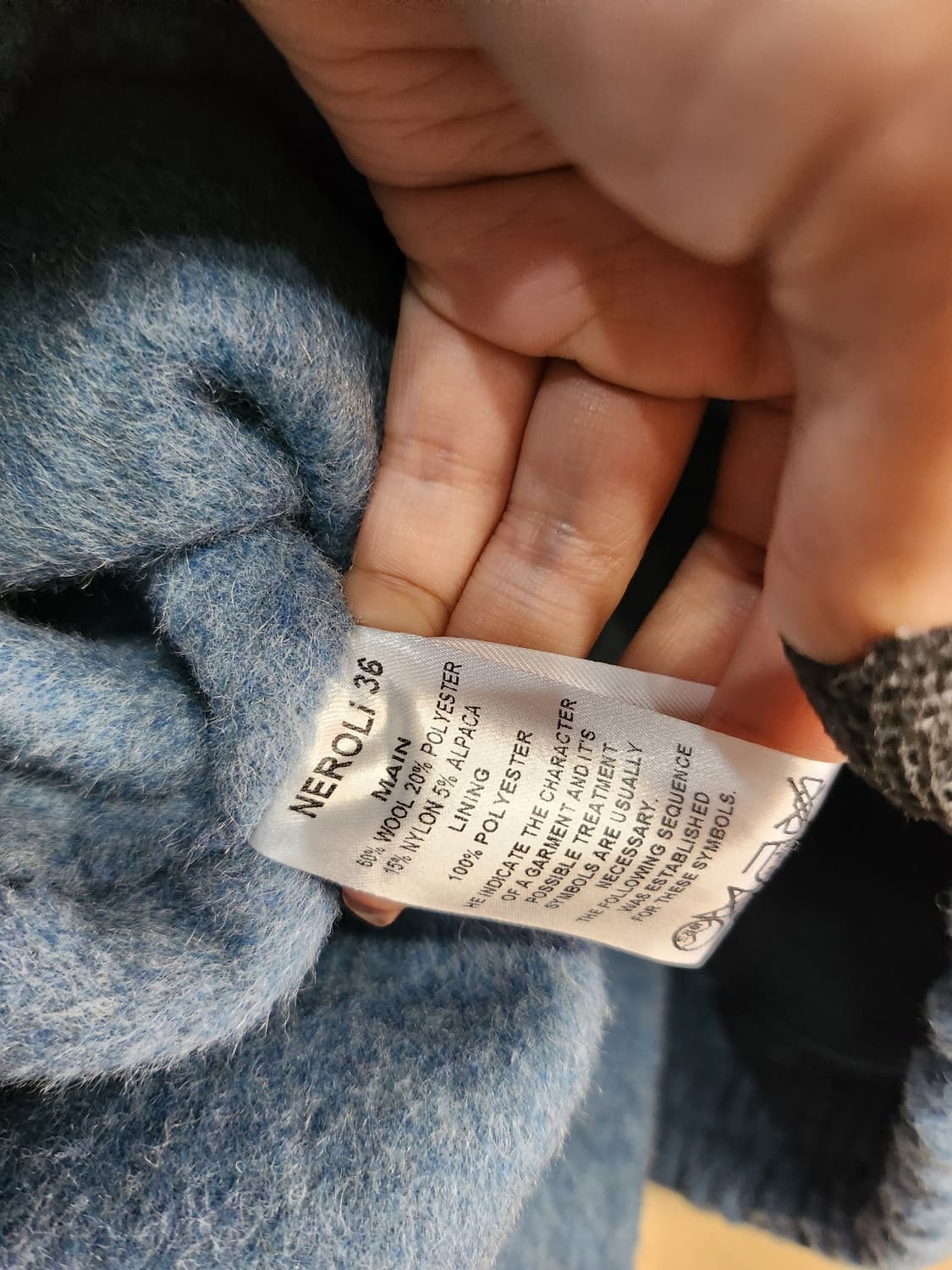 376) 네롤리36 NEROLI 알파카블랜드 자켓 상품이미지5