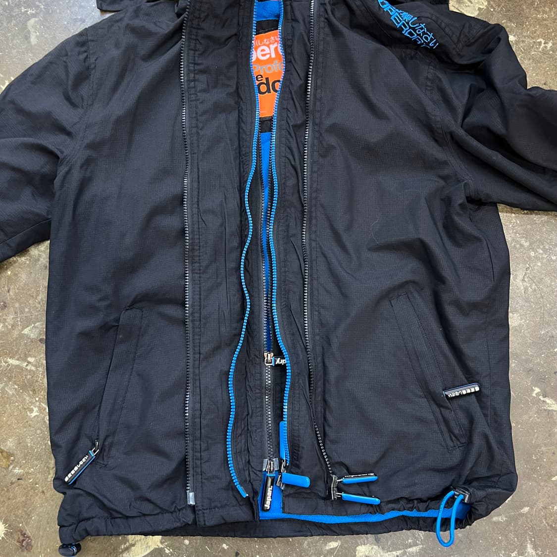 L) 슈퍼드라이 방풍플리스 자켓 점퍼 바람막이 상품이미지4