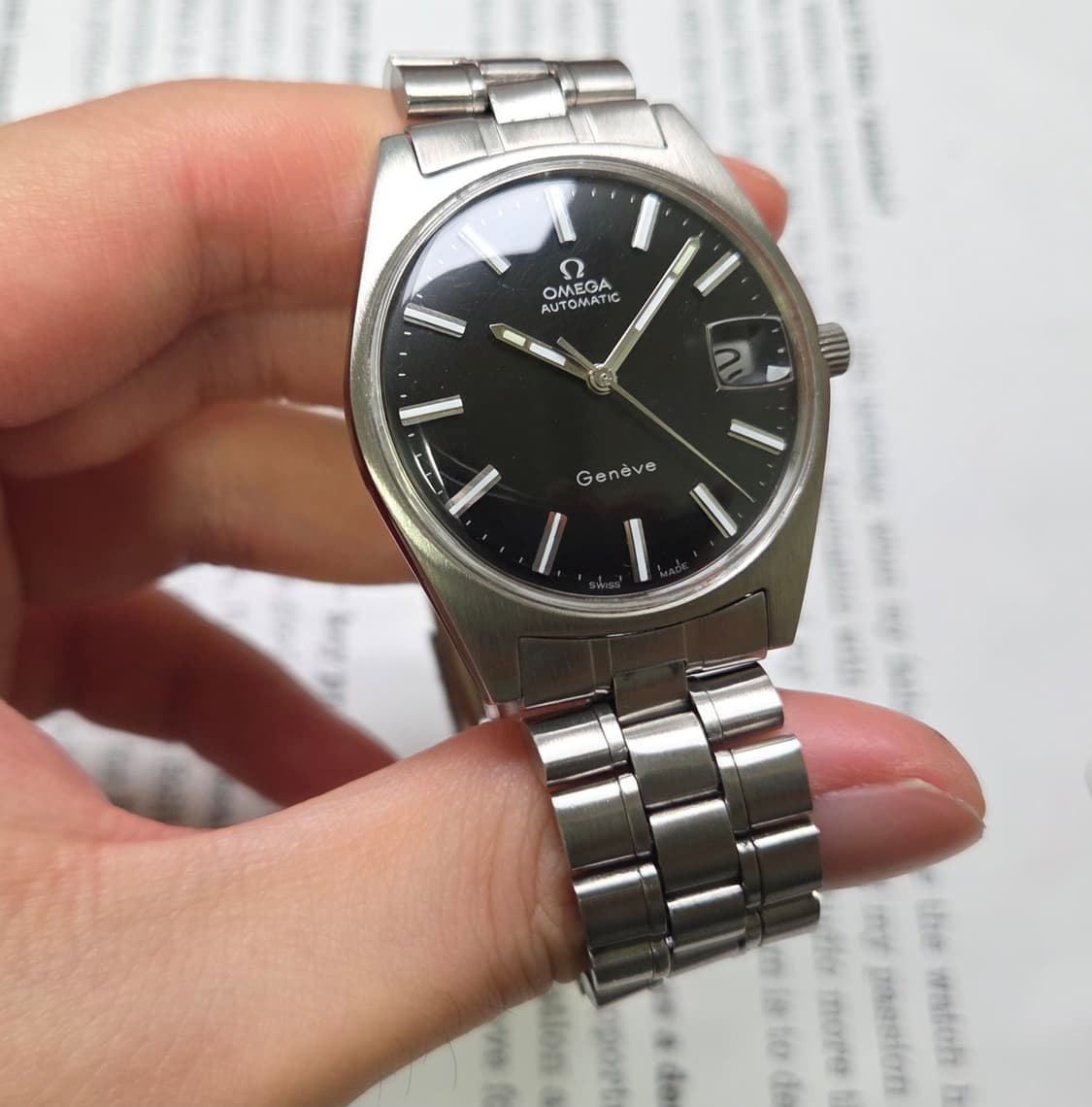 빈티지 오메가 제네브 단풍무브(cal.565) 브레이슬릿 ver. 상품이미지4