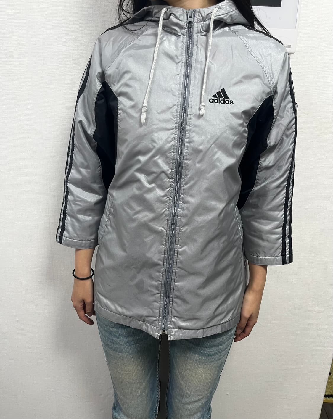 [o/s] 아디다스 실버 벤치 바람막이 상품이미지3