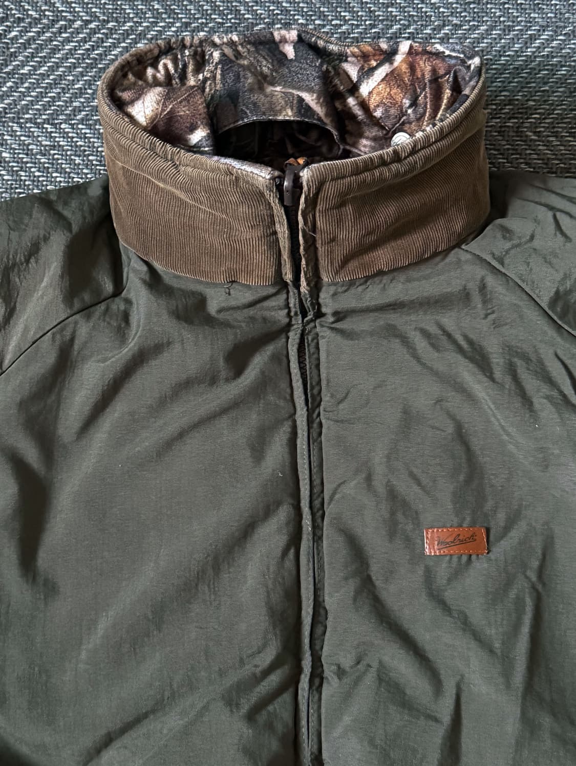 울리치 리버시블 리얼트리 올리브 점퍼 자켓 (110) 상품이미지6