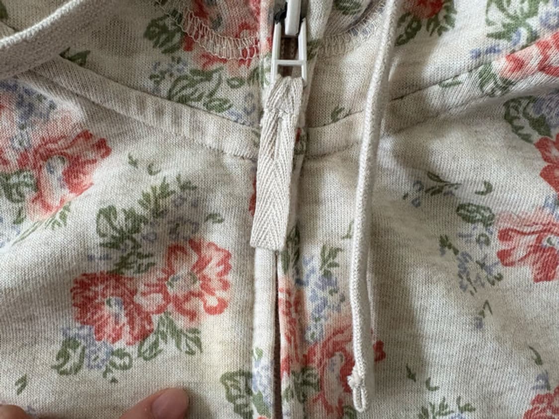 floral zip-up hoodie 상품이미지4