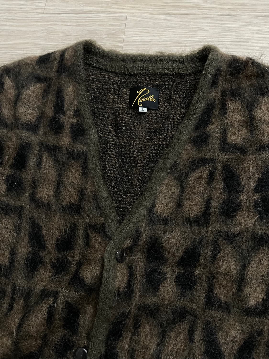 니들스 모헤어 빠삐용 가디건 L 상품이미지1