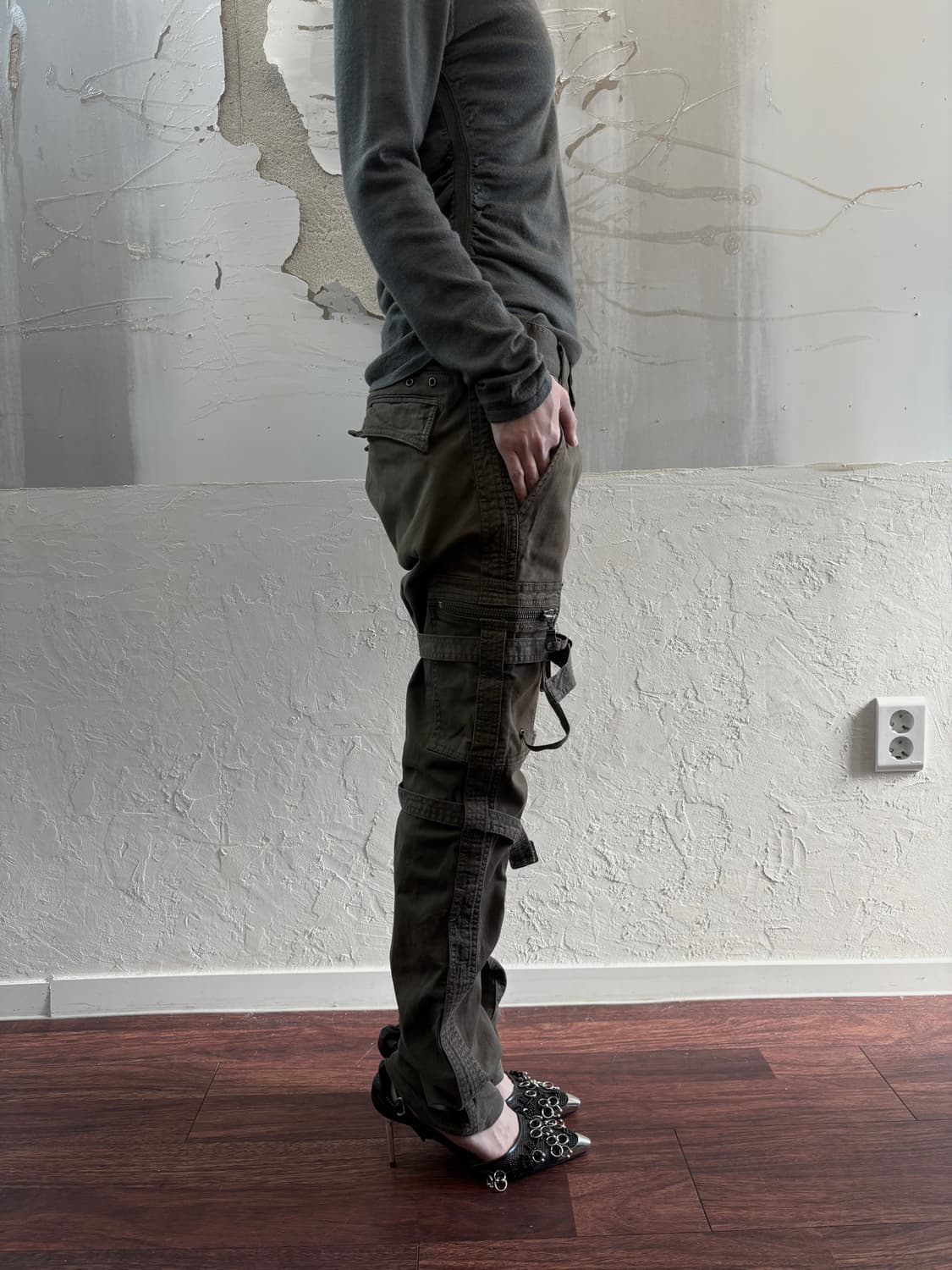  Khaki cargo pants 상품이미지4