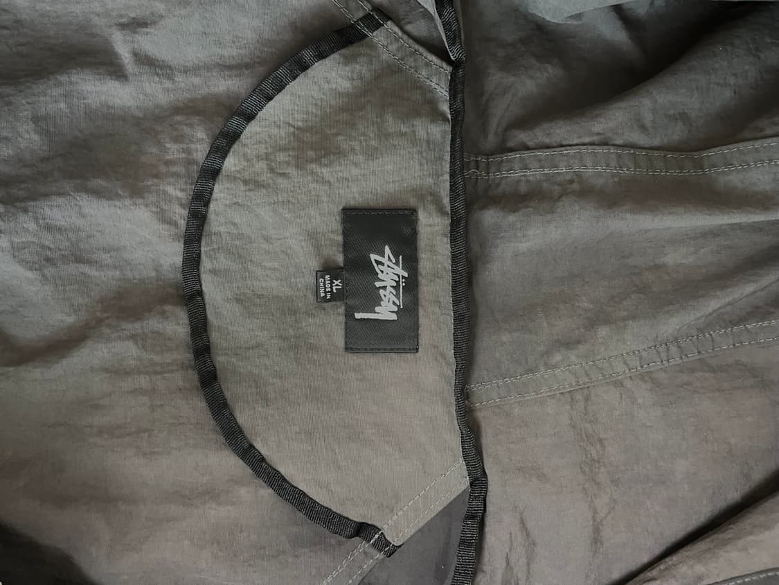 Stussy Wave Dye Beach Shell Jacket Black 상품이미지4