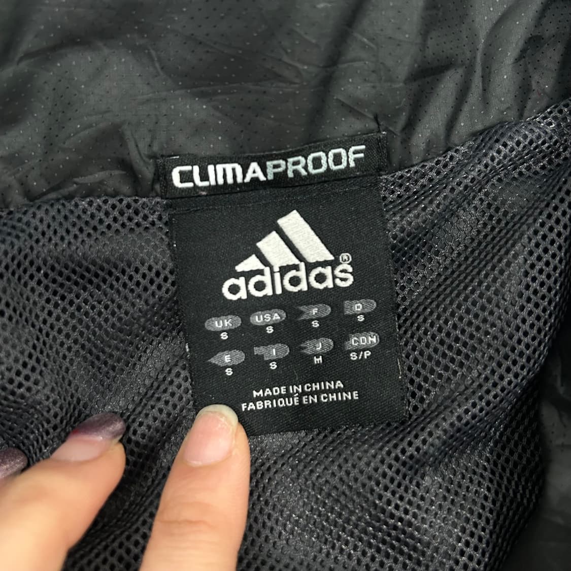 Adidas 아디다스 골트 트랙탑 블랙 크롭 바람막이  상품이미지5