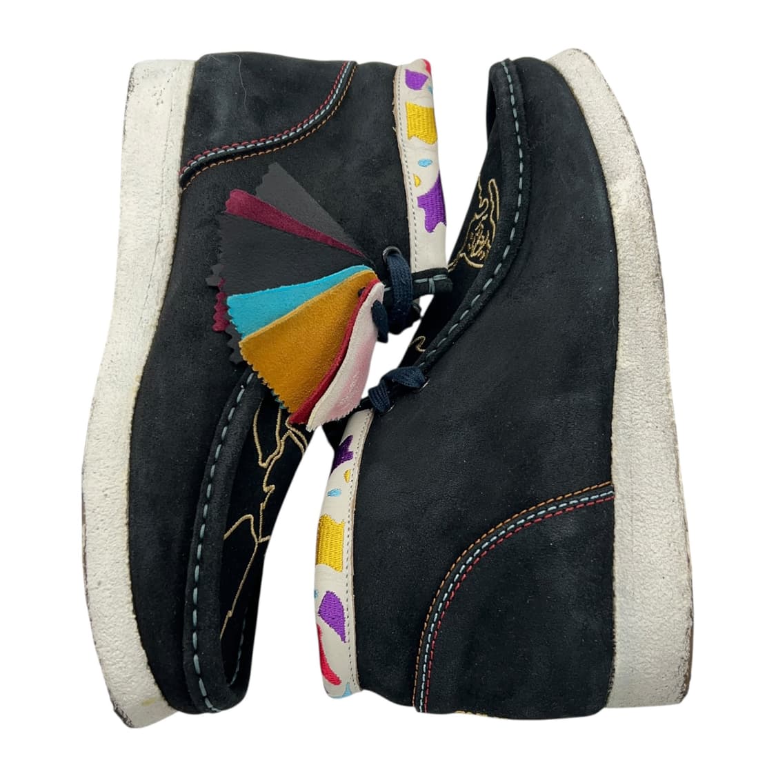 260 클락스 왈라비 부츠 자수 블랙 상품이미지3