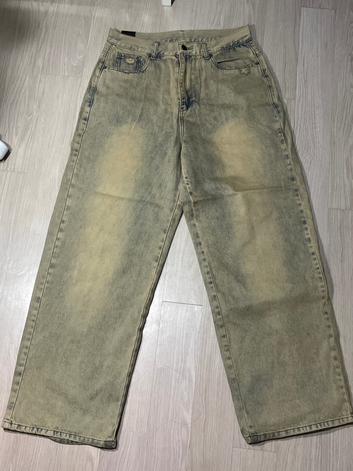 노이어 더티 워싱 데님 팬츠 상품이미지4