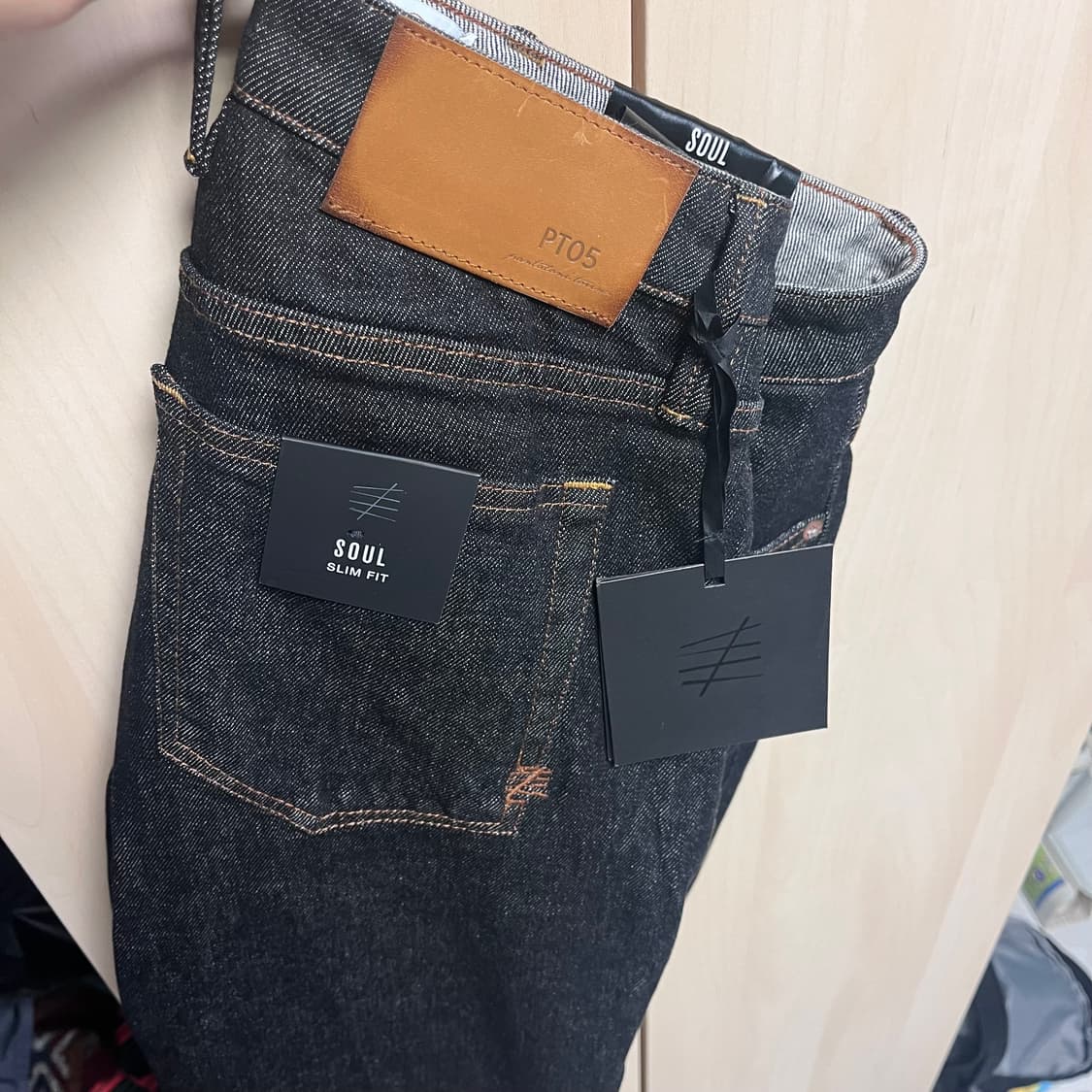 피티제로친퀘 [PT05] 소울 슬림 핏 생지 이태리 데님 상품이미지4