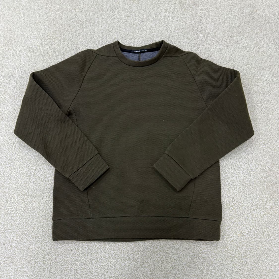 [100] 킨록 카키 절개 맨투맨 1230T2 상품이미지1