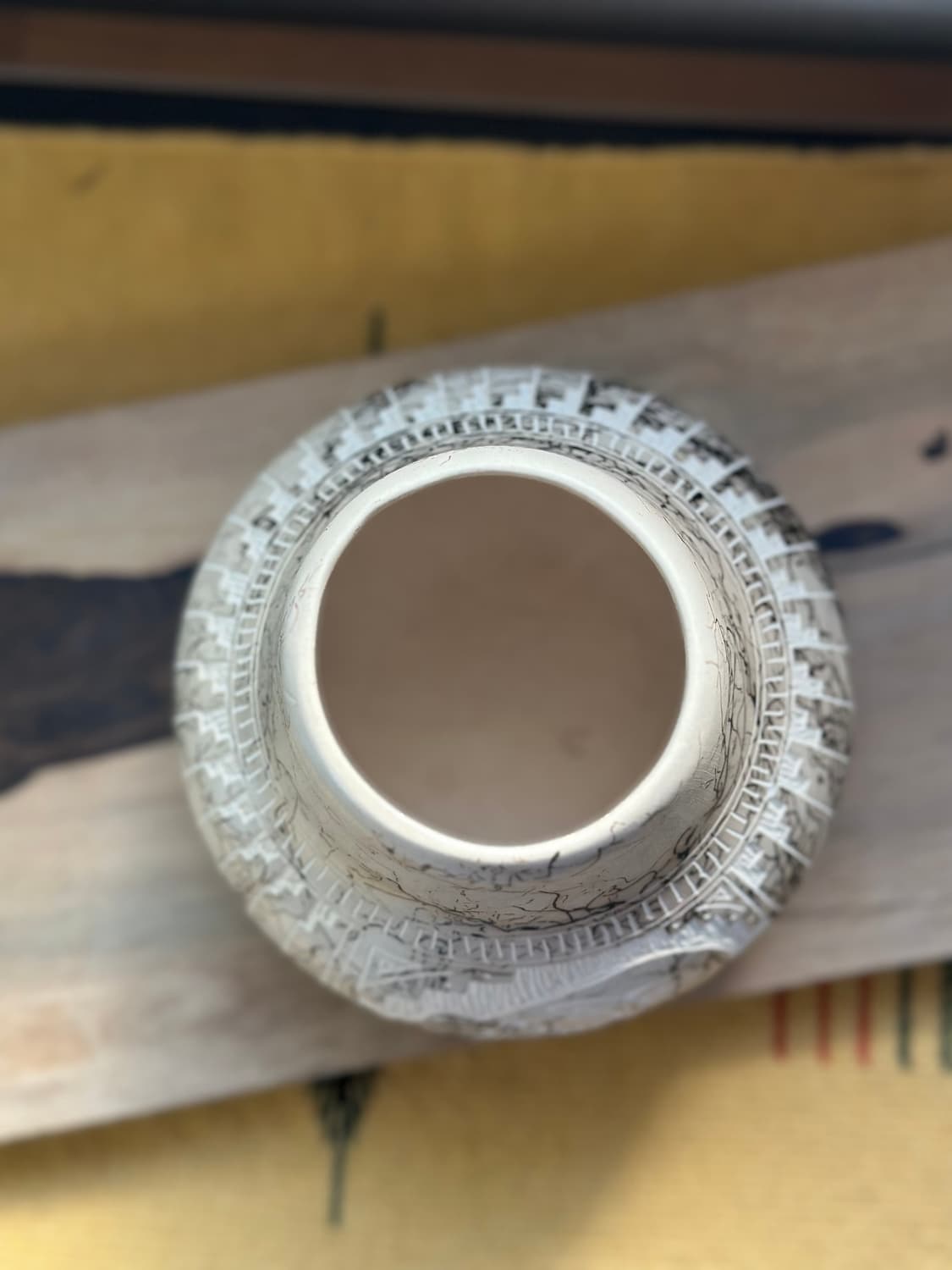 J Tso Navajo Horsehair Pottery Vase 상품이미지4