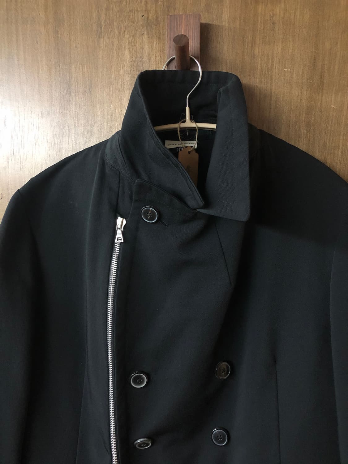 Dries van noten 지퍼 디테일 피코트 48 상품이미지4