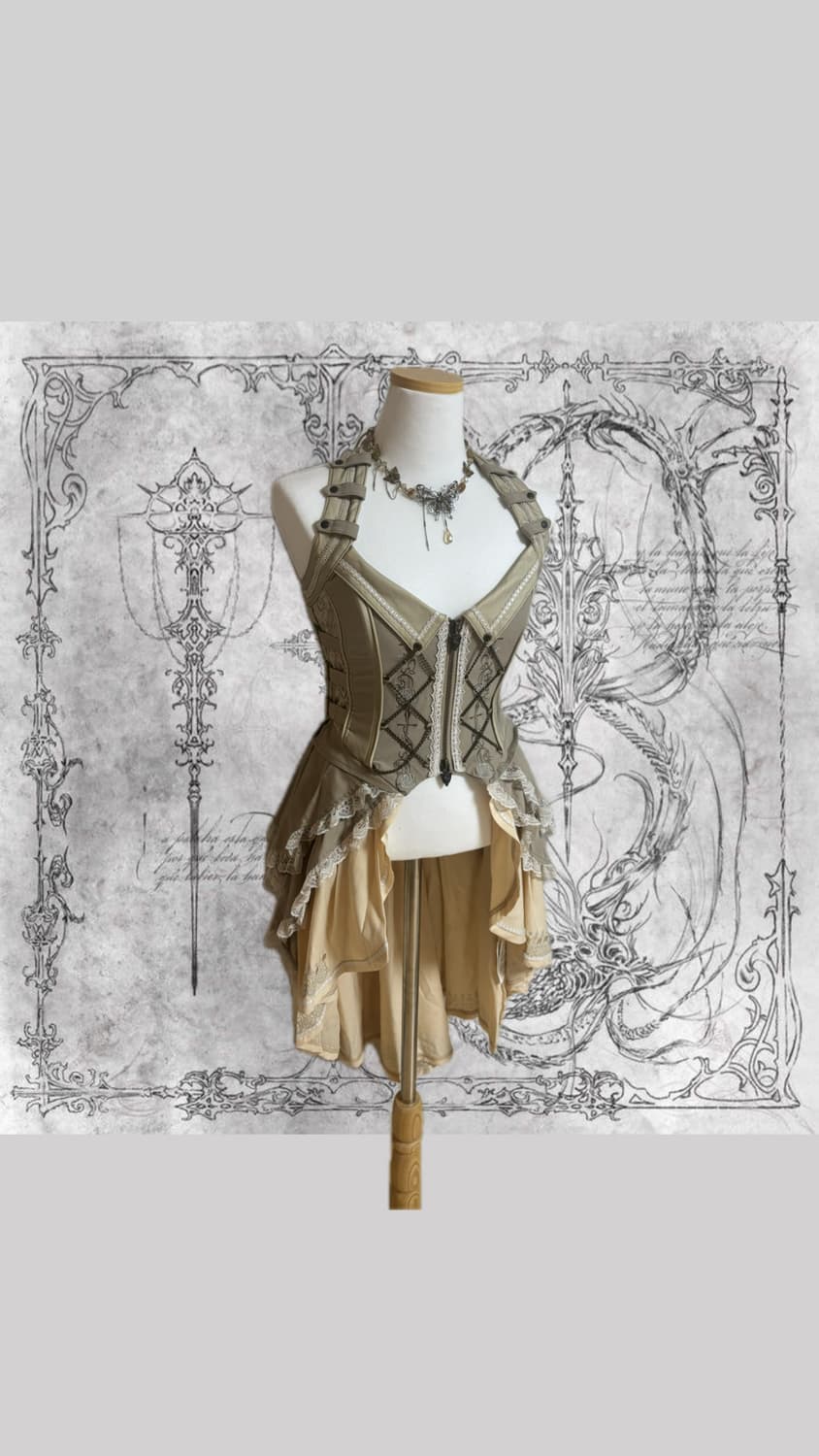 오즈원사이트 ozz onesite 히메펑크 코르셋 원피스 상품이미지1