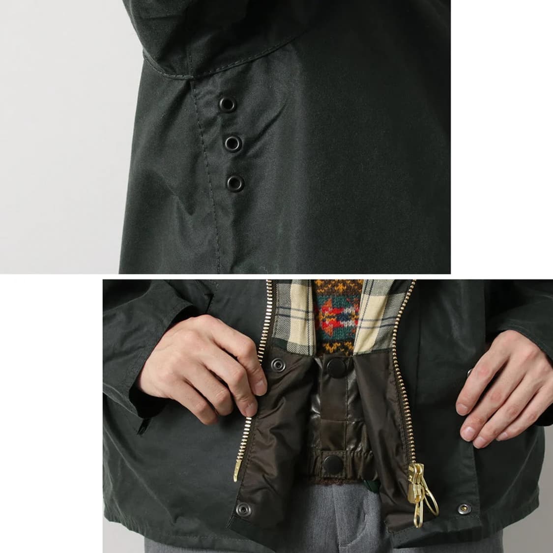 [42] 바버 트랜스포트 세이지 그린 상품이미지9