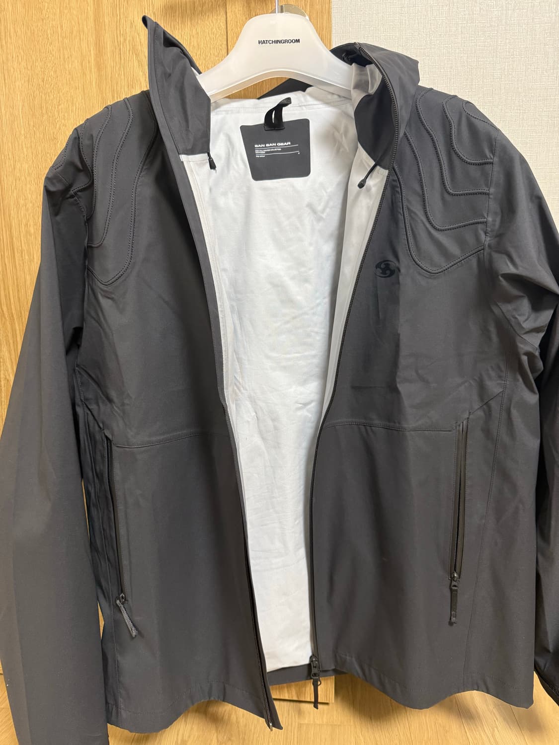 산산기어 ALEA SHELL JACKET [BLACK] 팝니다! 상품이미지4