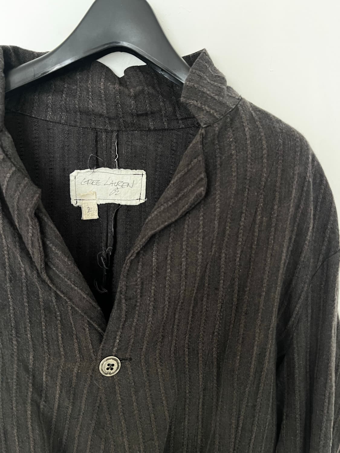 greg lauren stripe suspenders jacket 상품이미지2