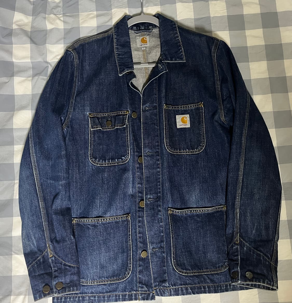칼하트wip 미시건 초어 데님 자켓 상품이미지1