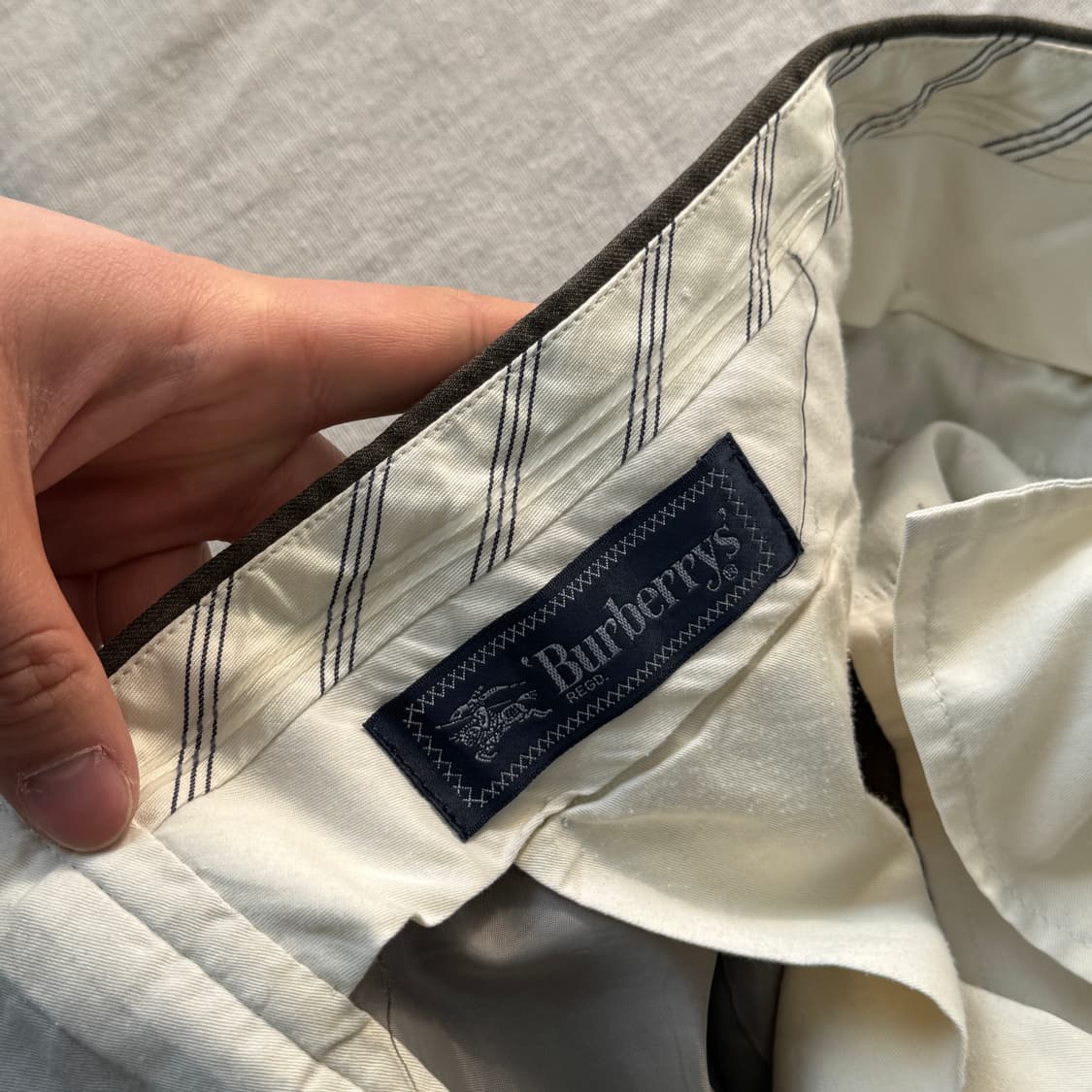 버버리 재팬 빈티지 카브라 카키브라운 팬츠 29~31 상품이미지8