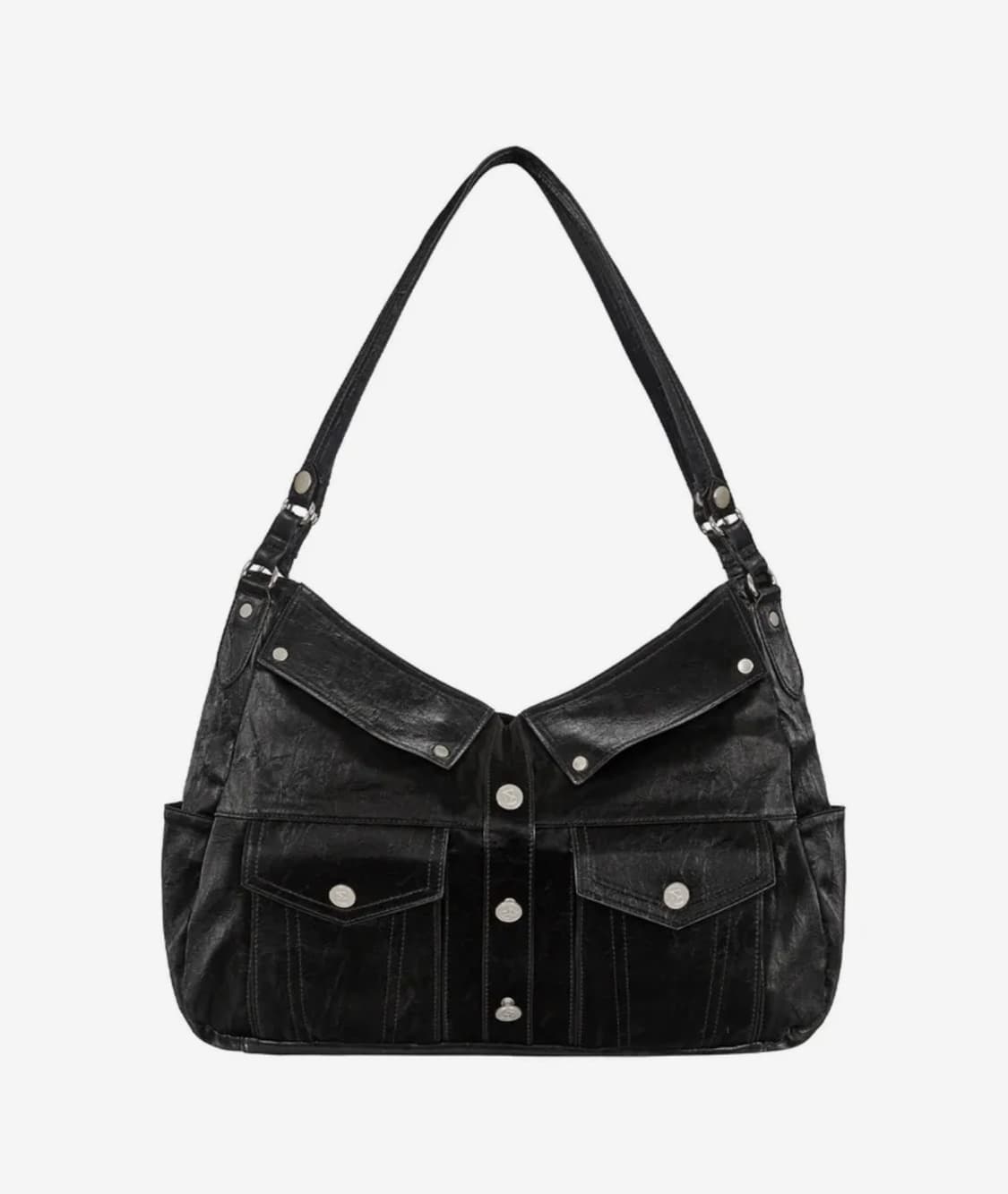 무신사 일리고 트러커 토트백 블랙 상품이미지1