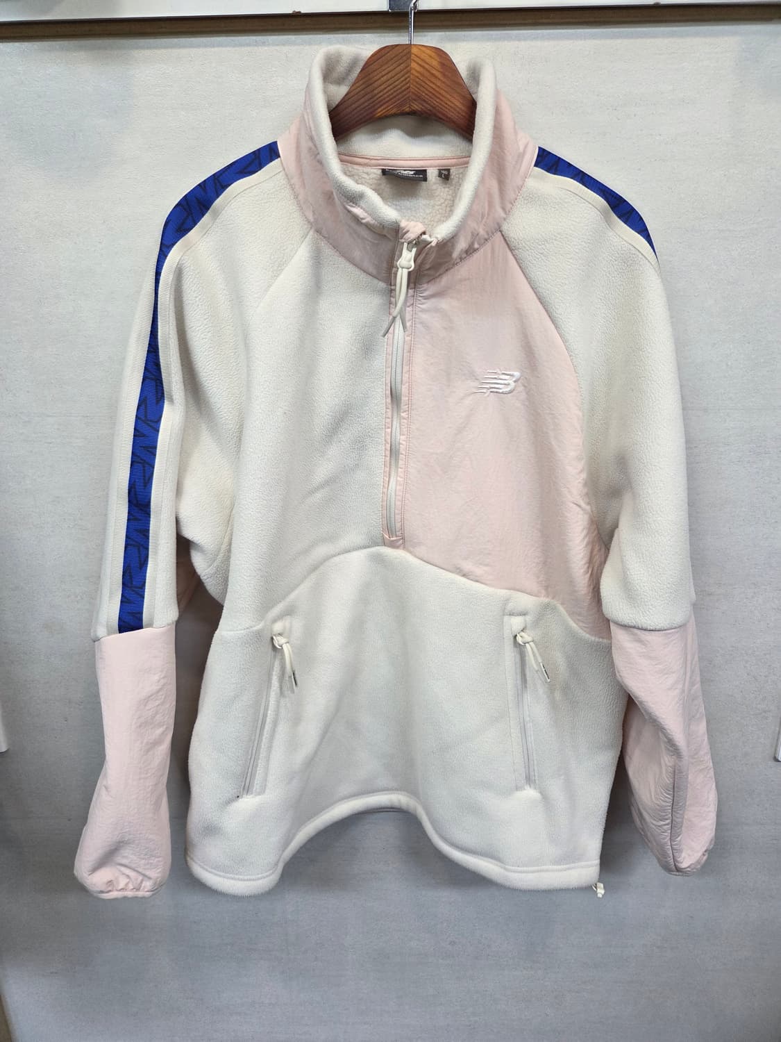 뉴발란스 배색 아노락 우븐 플리스자켓 L 상품이미지1