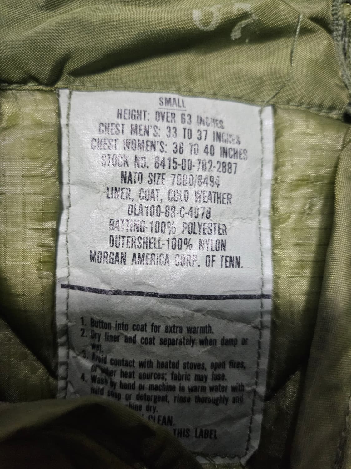 미군오리지날 우드랜드 M65 필드자켓 미사용신품  상품이미지5