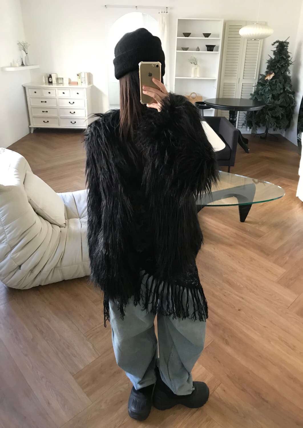 vintage fur jacket 상품이미지1