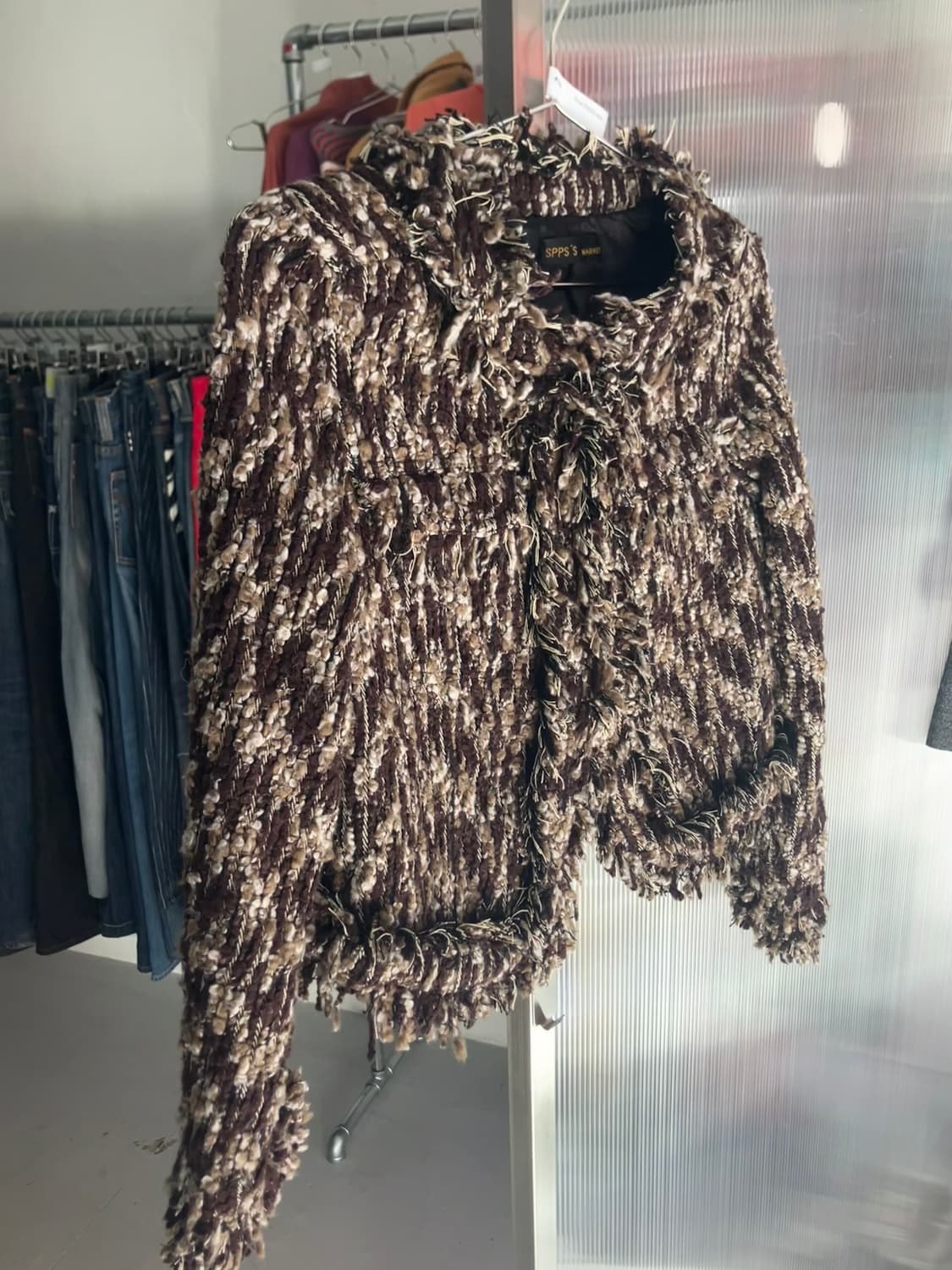 프린지 트위드 자켓 상품이미지2