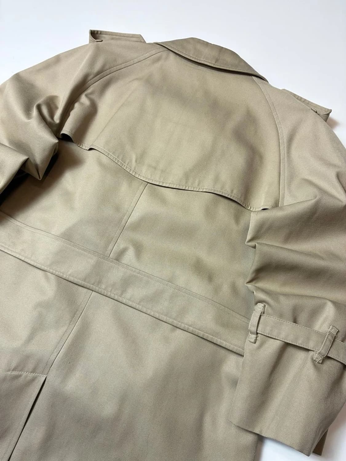 버버리 90's 견장 벨티드 롱 트렌치 코트 PN8237 상품이미지6