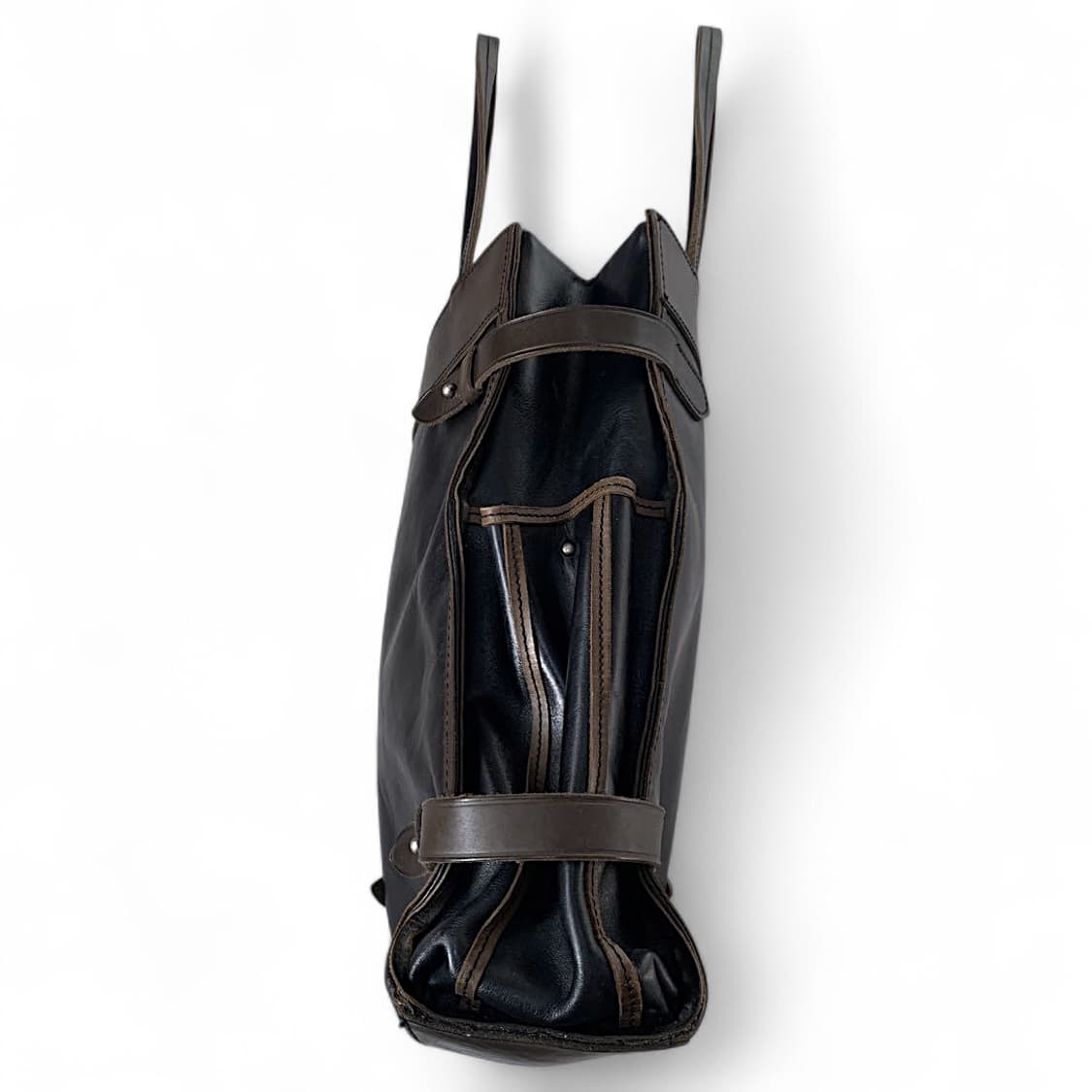 요지 야마모토 레더 버클 토트백 상품이미지4