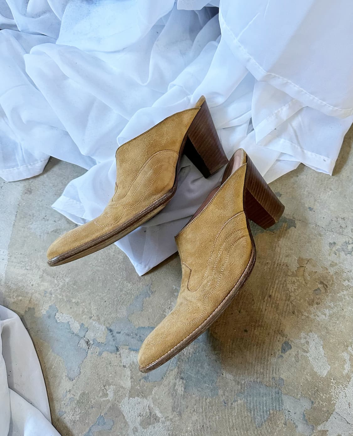 DUCCIO DEL DUCA suede mules 240 상품이미지4
