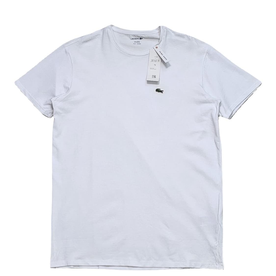 LACOSTE 화이트 반팔 M/L 상품이미지1