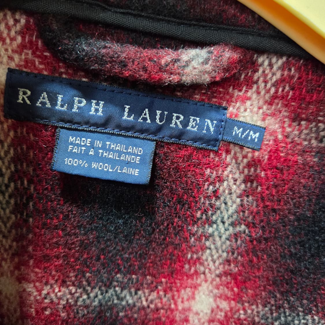 랄프로렌 타탄체크 코트 상품이미지2