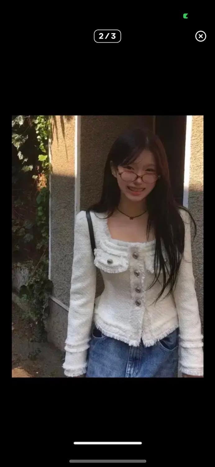 모디무드 트위드 자켓 2사이즈 새상품 상품이미지2