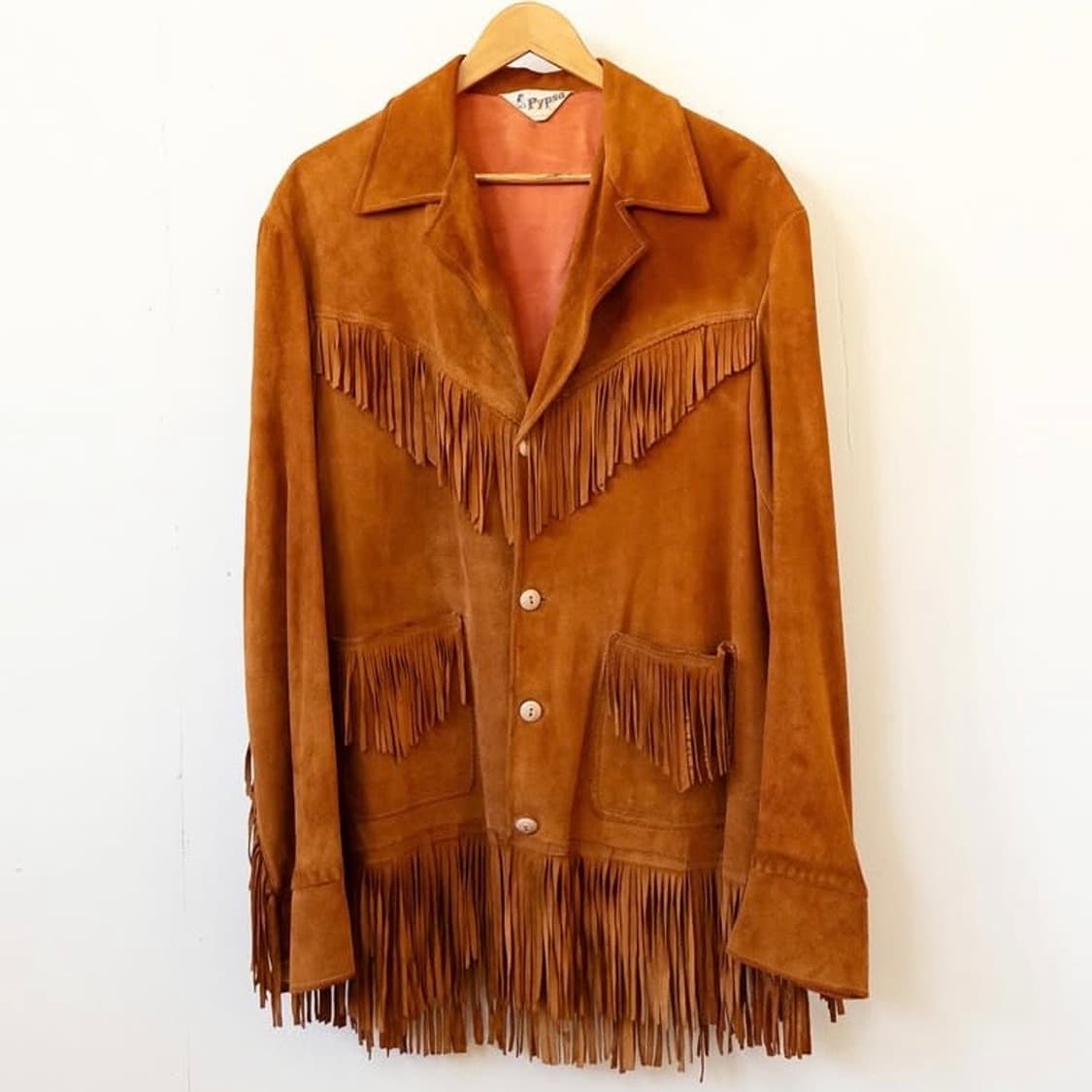 70년대 웨스턴 프린지 스웨이드 자켓 상품이미지1