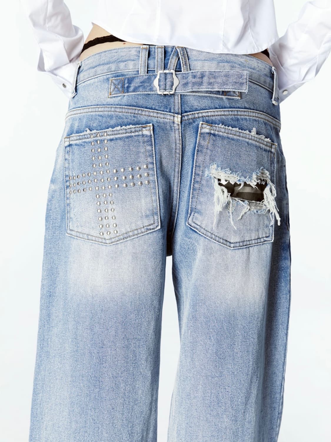 2000아카이브스 SNYDER WIDE DENIM (BLUE) 상품이미지2