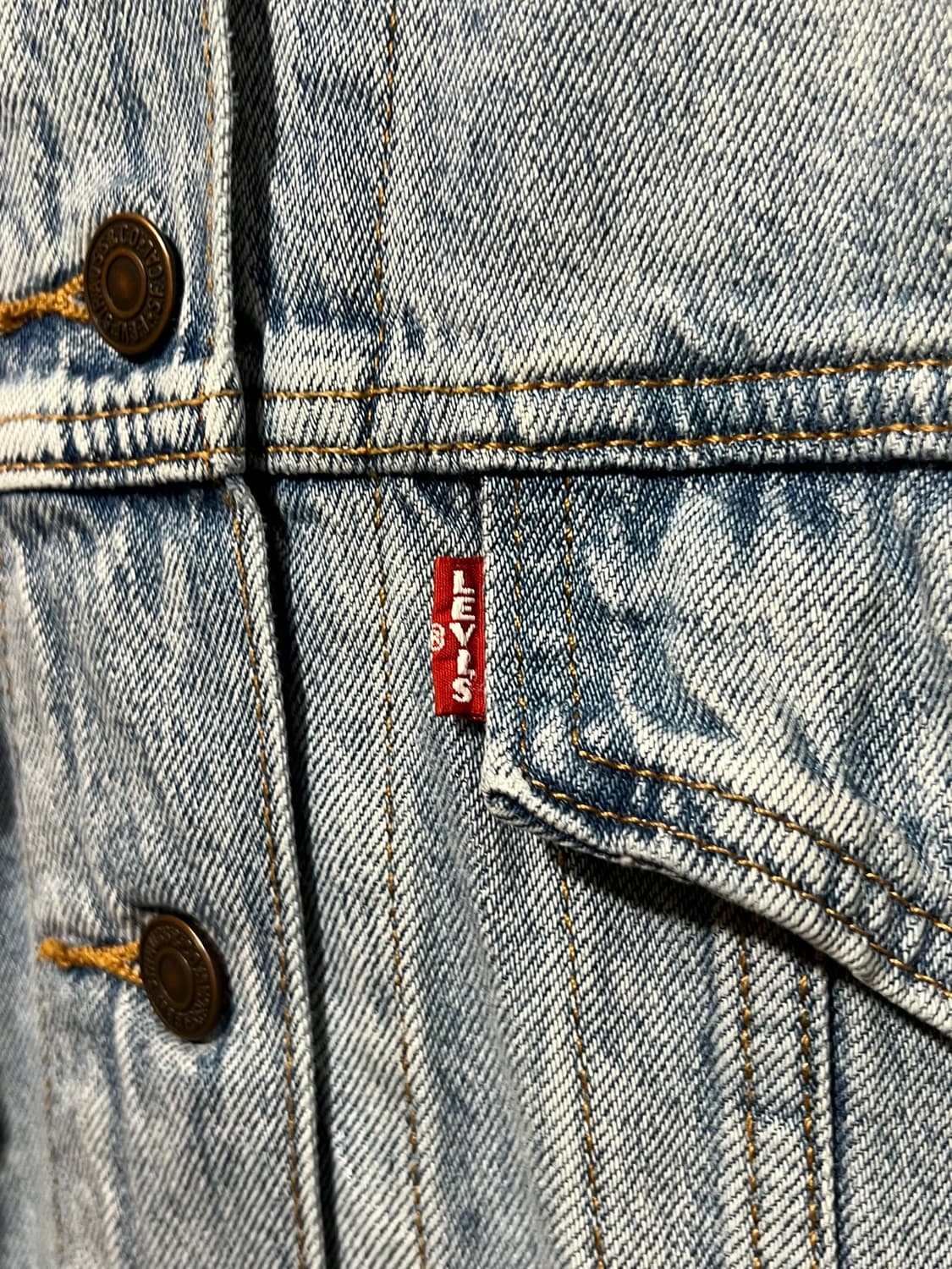 90s fit [XS] 리바이스 빅E 프리미엄 데님 트러커 자켓 상품이미지6