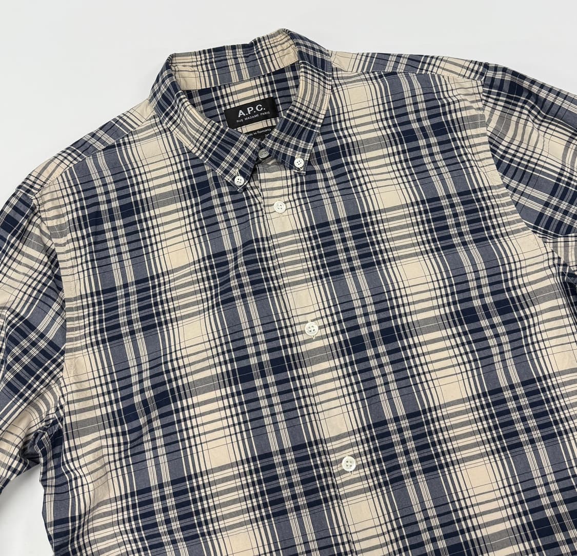 A.P.C. 체크 버튼다운 셔츠 상품이미지4