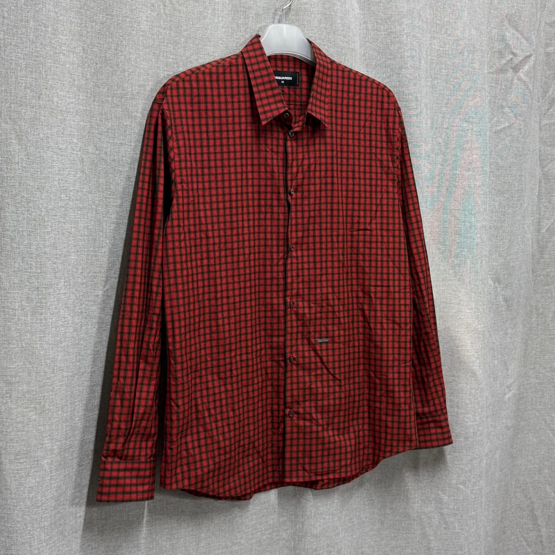 [L] 디스퀘어드2 DSQUARED2 레드 타탄 체크 셔츠 남방 상품이미지2