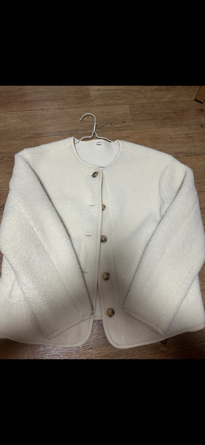 유니클로 보아 후리스 가디건 m 상품이미지2