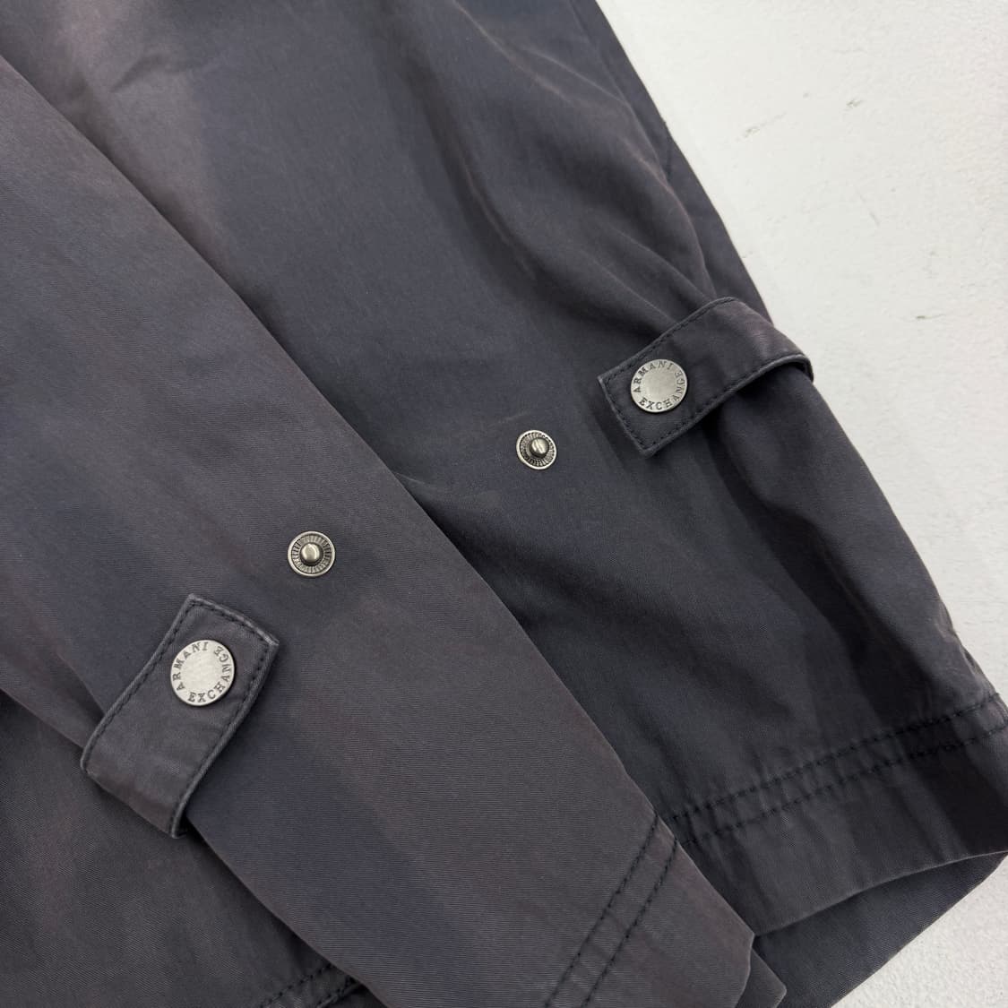 아르마니 익스체인지 페이딩 코튼 바이커 자켓 상품이미지5