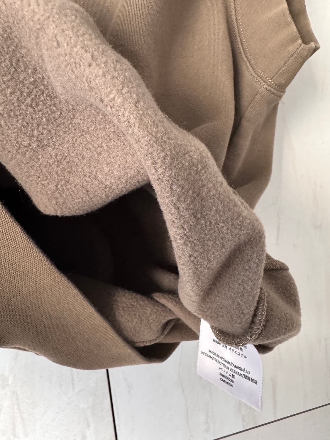 새상품 피어오브갓 ESSENTIALS터틀넥 민소매 티셔츠 XXS(44,5 상품이미지3