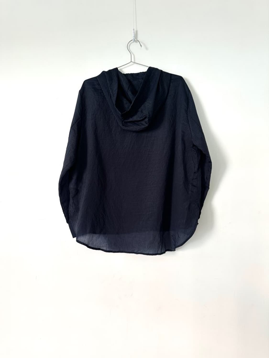 Stripe whimsical hoody top / navy 상품이미지10