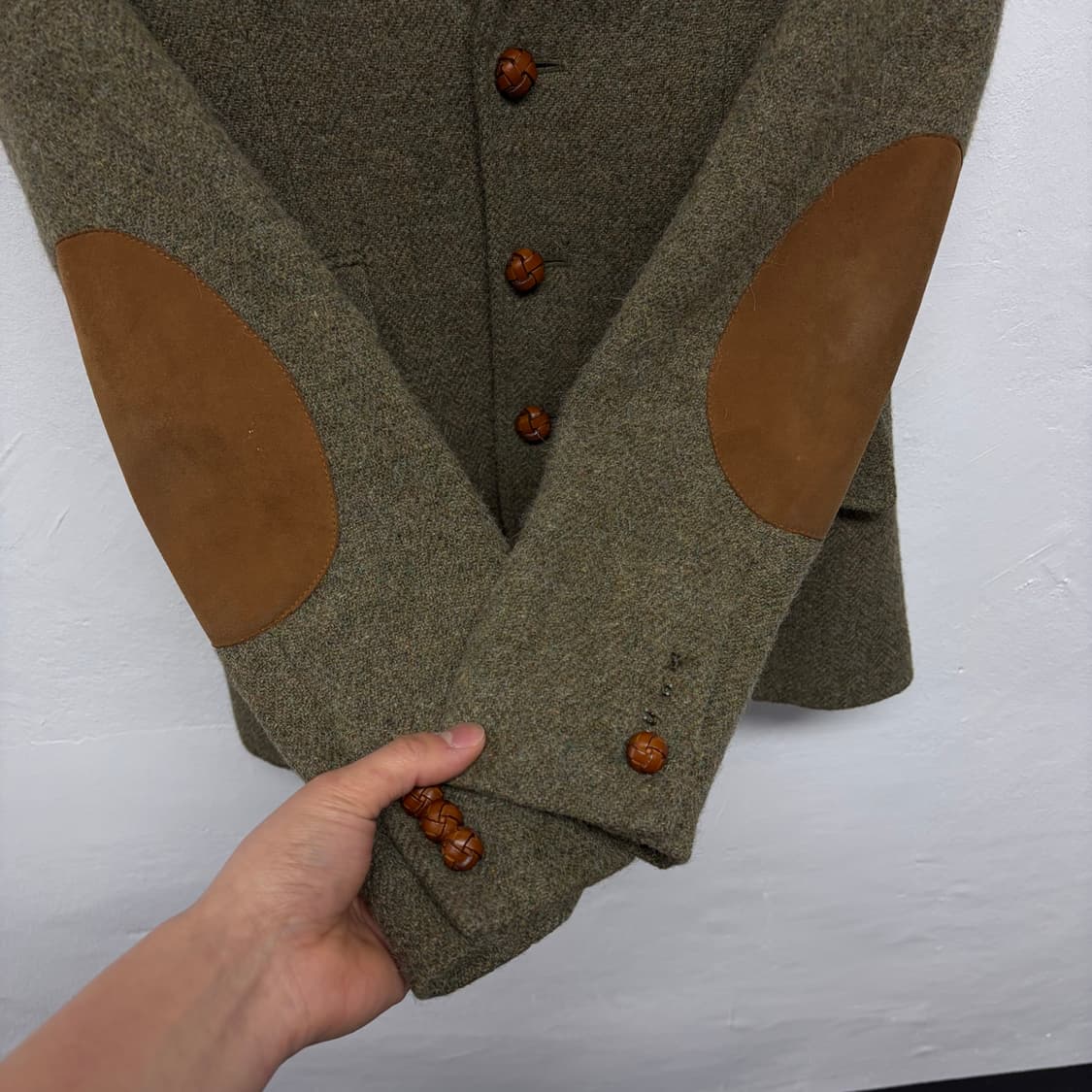 폴로 랄프로렌 헤링본 울 트위드 자켓 상품이미지5