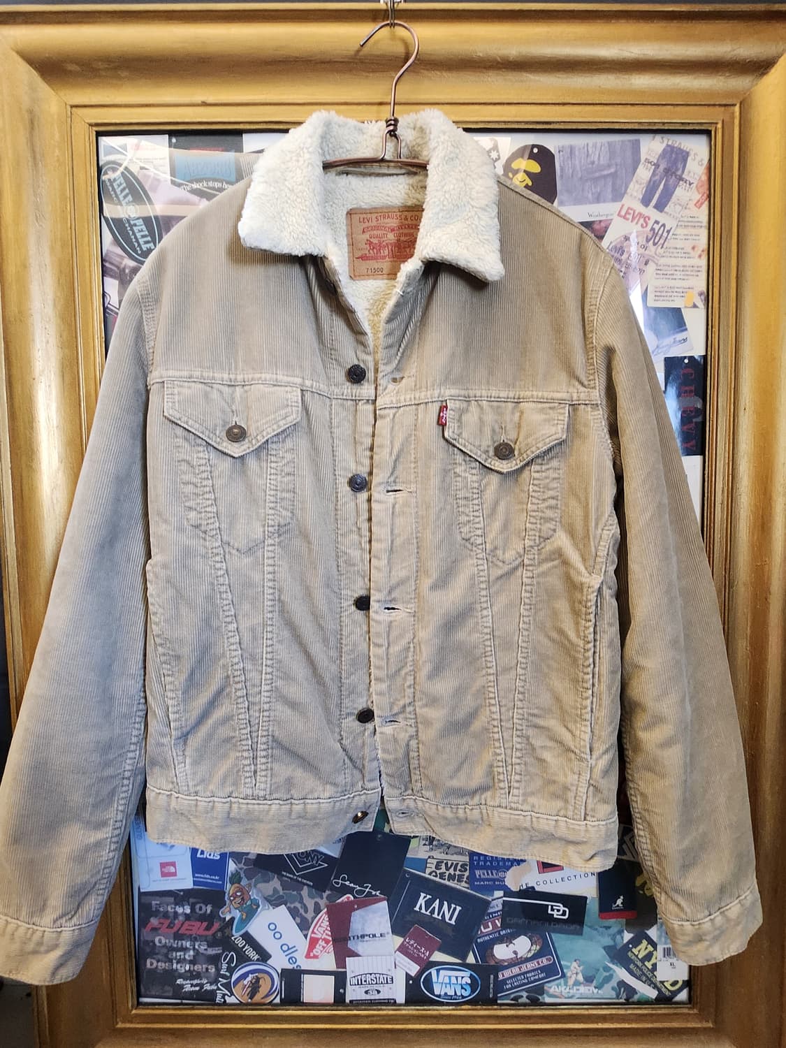 90's Levi's Corduroy trucker jacket71500 상품이미지1