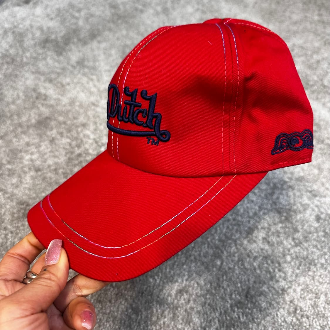 본더치 레드 로고 자수 볼캡F 상품이미지4